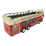 Diaľkovo ovládaný dvojpodlažný autobus R / C 2,4 G 1:18
